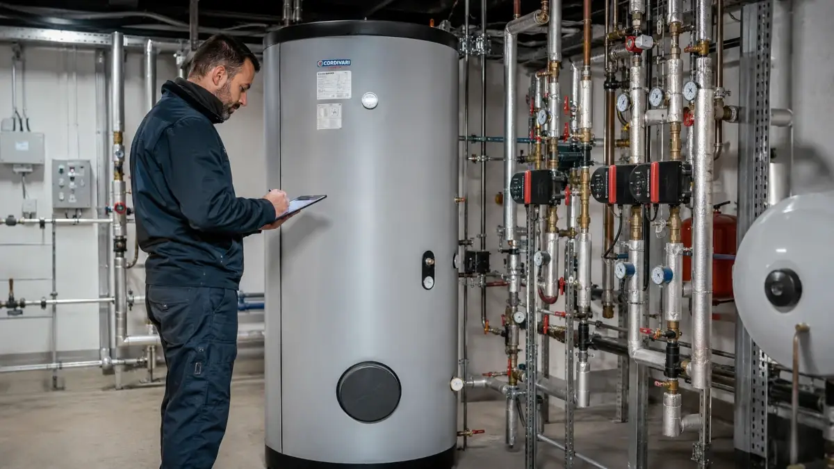 Eau chaude collective instable en immeuble